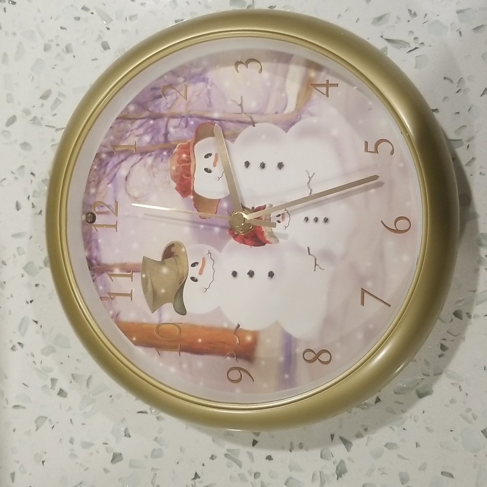 Christmas Carol clock